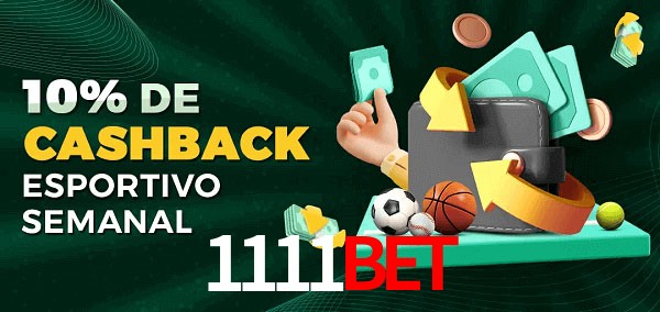 10% de bônus de cashback na 1111Bet